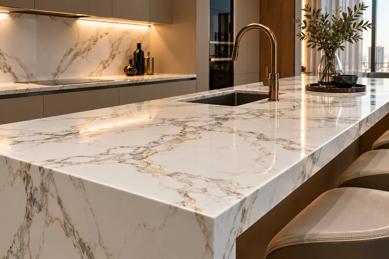 Luxury interior concept for Countertop Vinyl Wrapping