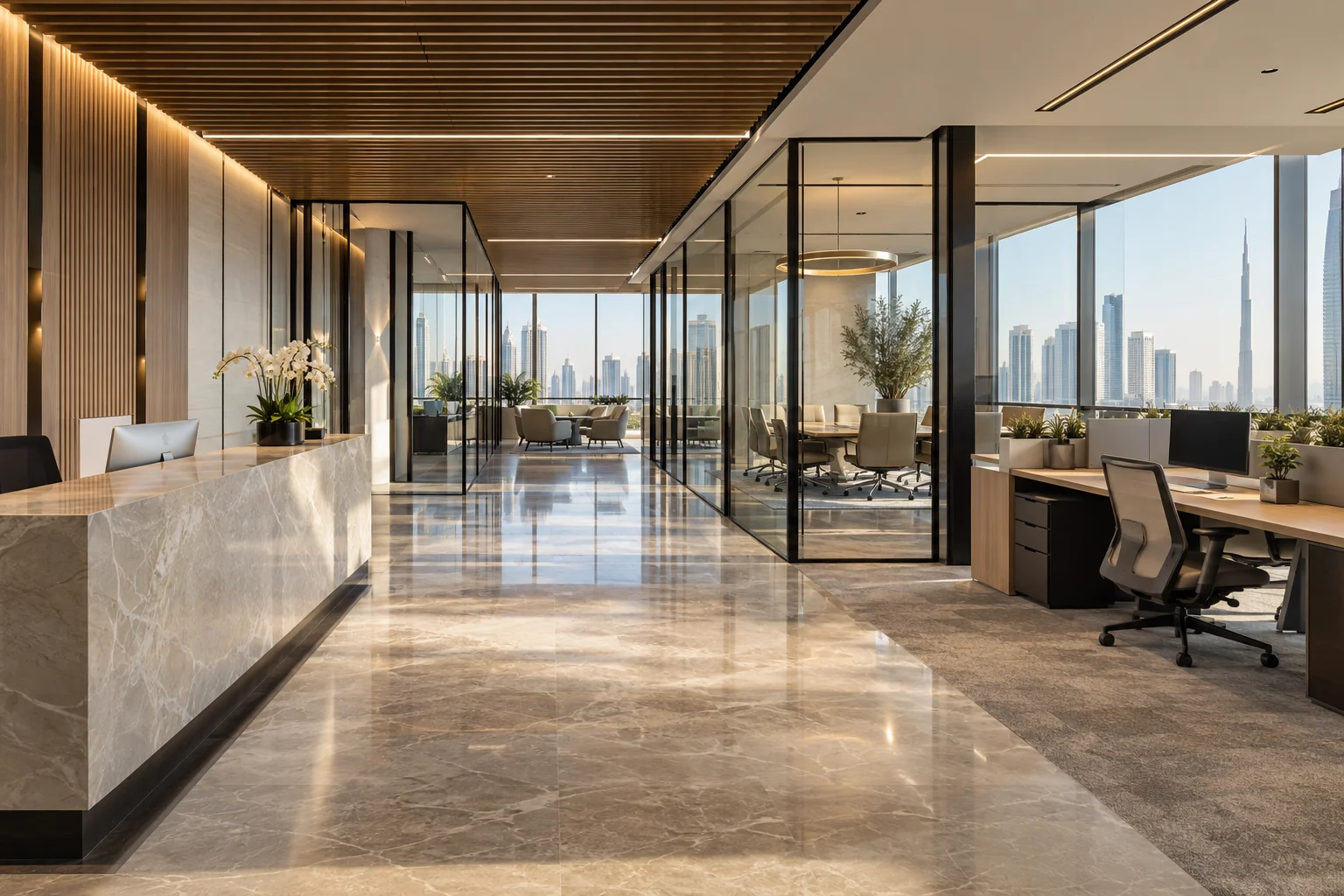 Luxury interior concept for Office Renovation & Fit-Out